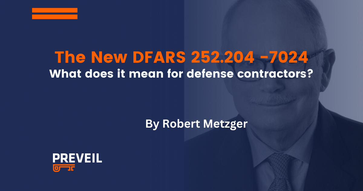 The Dod S New Dfars Final Rule