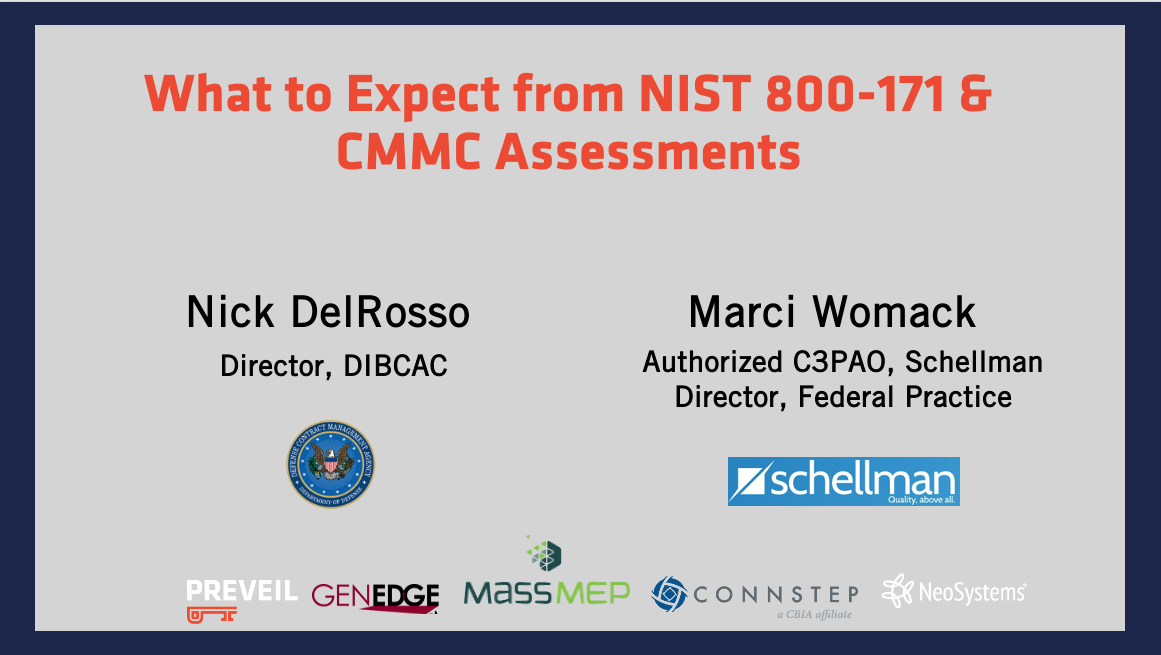 What To Expect From NIST 800-171 & CMMC Assessments