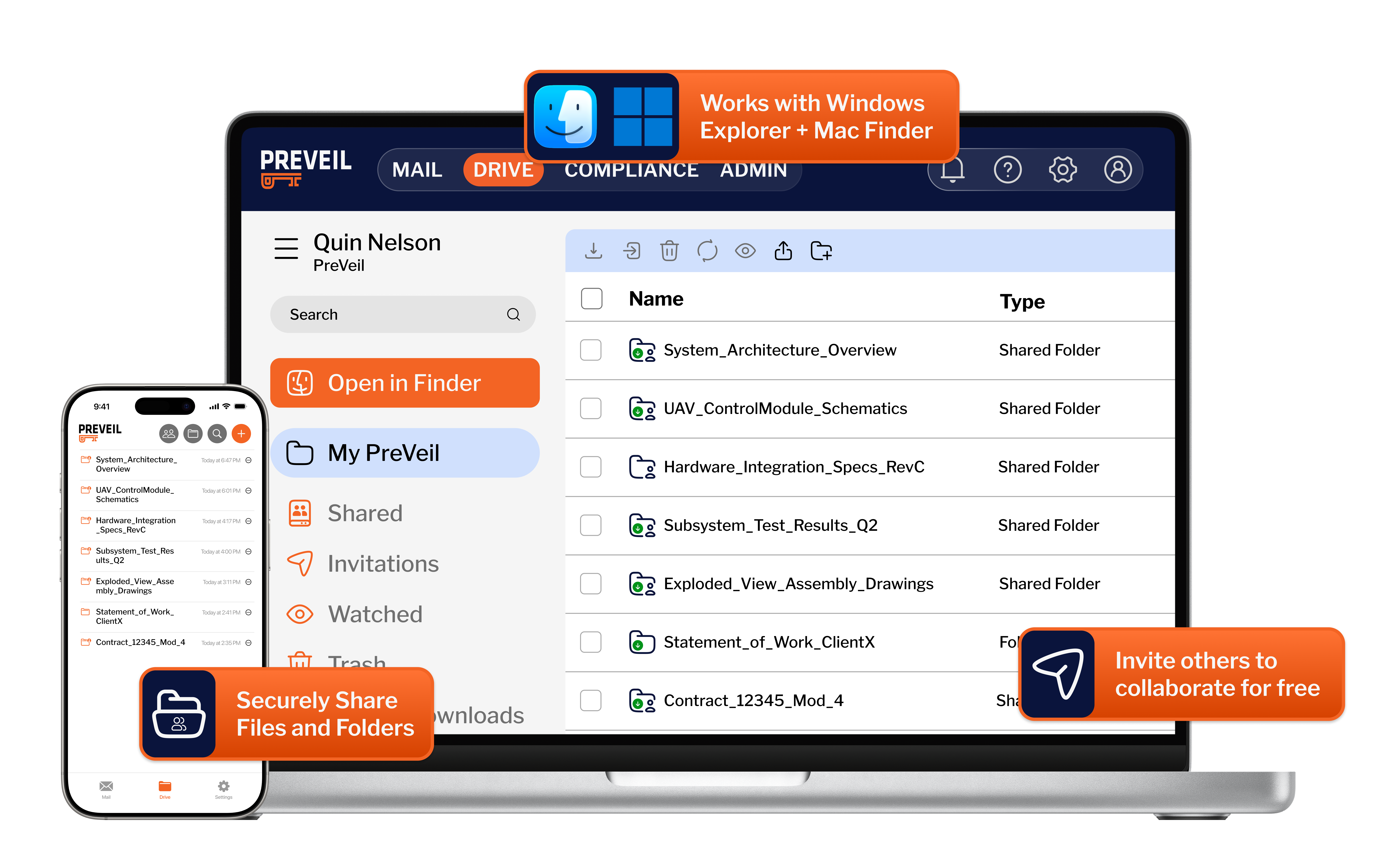 PreVeil secure file sharing